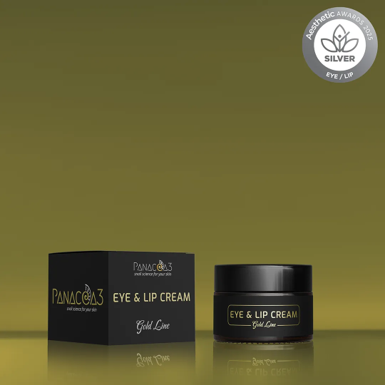 Snail cream for eyes and lips | PANACEA3 Gold Line from snail mucin
