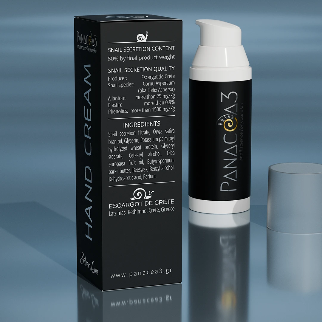 Snail cream for hands | PANACEA3 Silver Line from snail mucin