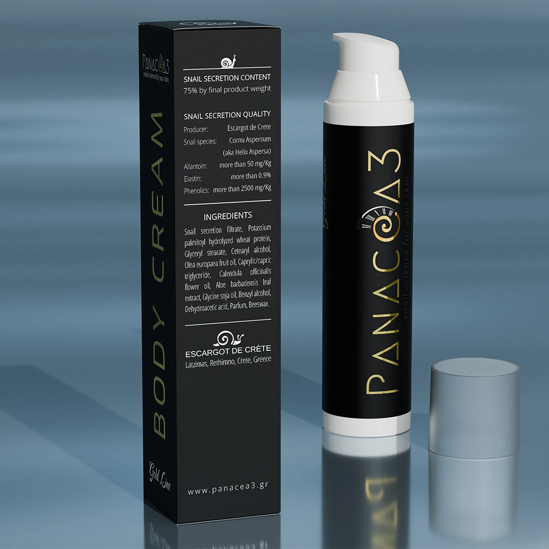 Snail cream for body | PANACEA3 Gold Line from snail mucin