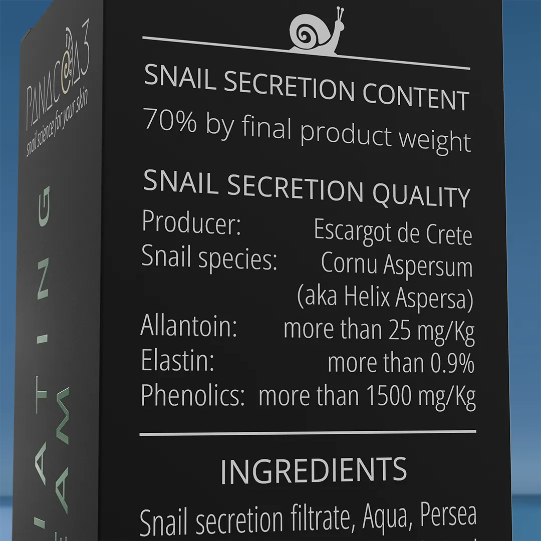 Snail cream for exfoliation | PANACEA3 Snail Harmony from snail mucin