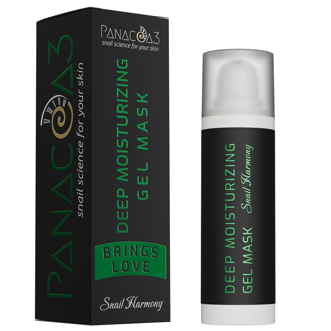 Snail cream gel mask for moisturizing | PANACEA3 Snail Harmony from snail mucin