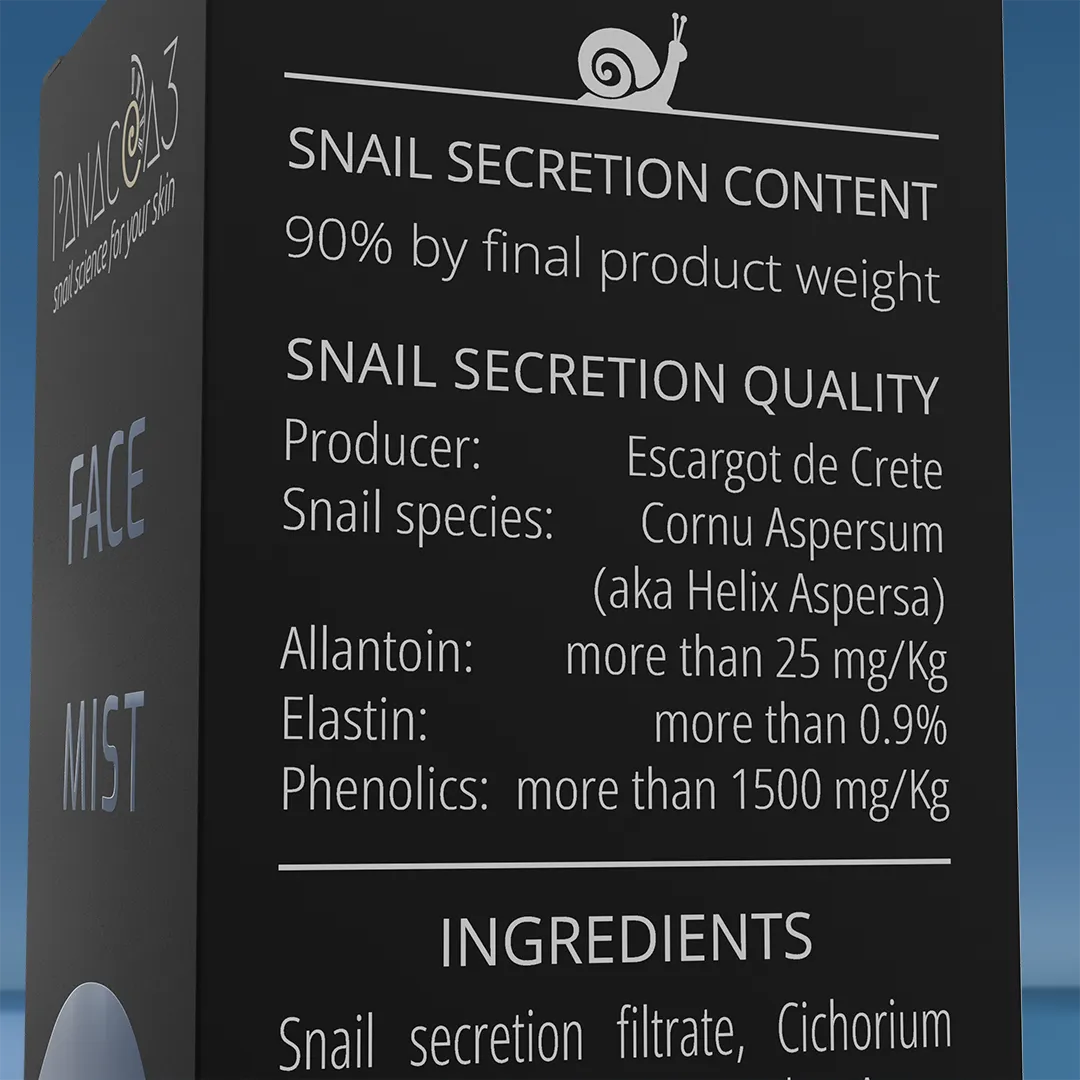 Snail mist for face | PANACEA3 Mysterious from snail mucin
