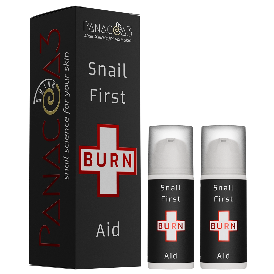 Snail cream for burns | PANACEA3 Snail First Aid from snail mucin