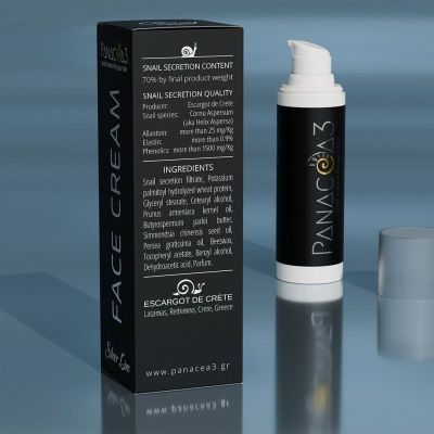 Face Cream from snail secretion PANACEA3 Silver Line 24h Face Cream from snail secretion PANACEA3 Silver Line 24h