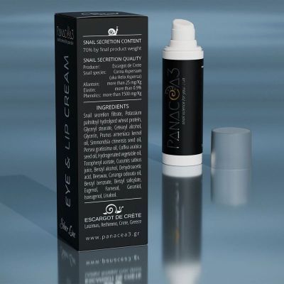 Eye & Lip Cream from snail secretion PANACEA3 Silver Line 24h Eye & Lip Cream from snail secretion PANACEA3 Silver Line 24h