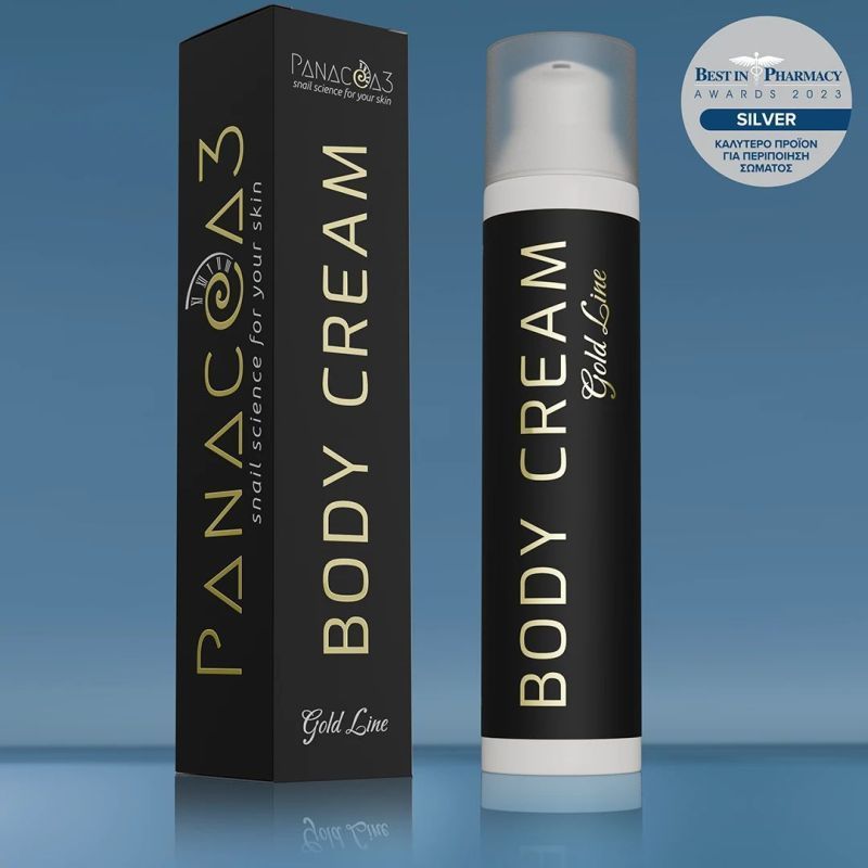 Snail cream for body 24h PANACEA3 Gold Line