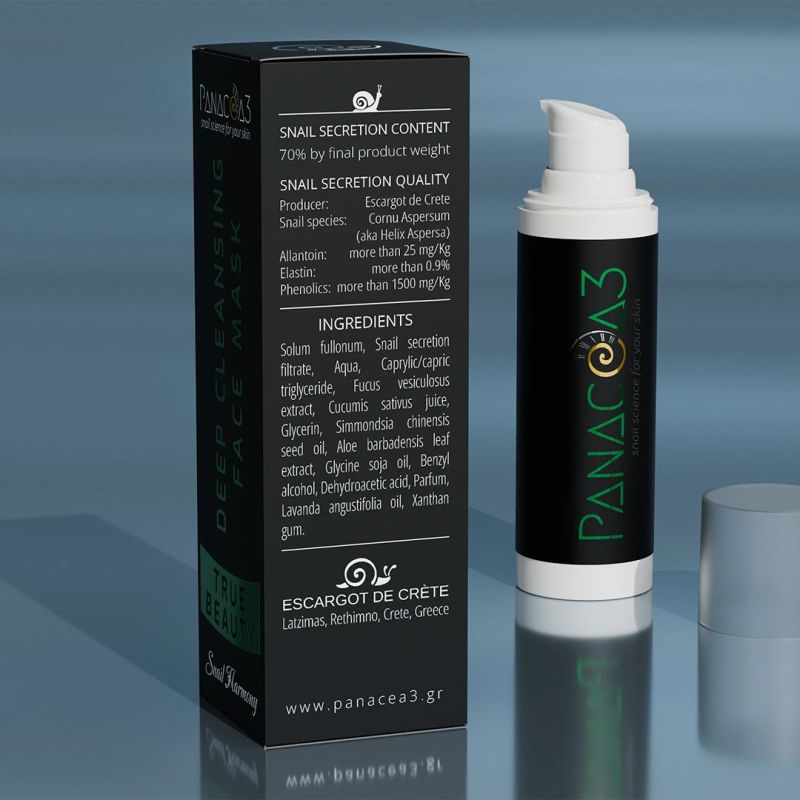 Snail mask cleansing for face PANACEA3 Snail Harmony