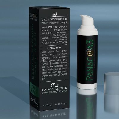 Deep Cleansing Face Mask from snail secretion PANACEA3 Snail Harmony Deep Cleansing Face Mask from snail secretion PANACEA3 Snail Harmony