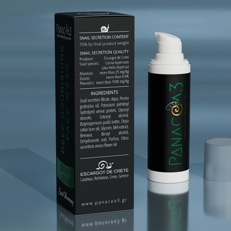 Snail mask nourishing for face PANACEA3 Snail Harmony