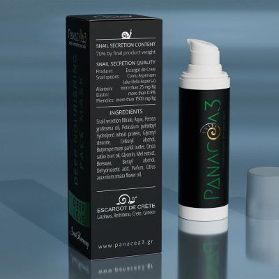 Deep Nourishing Face Mask from snail secretion PANACEA3 Snail Harmony Deep Nourishing Face Mask from snail secretion PANACEA3 Snail Harmony