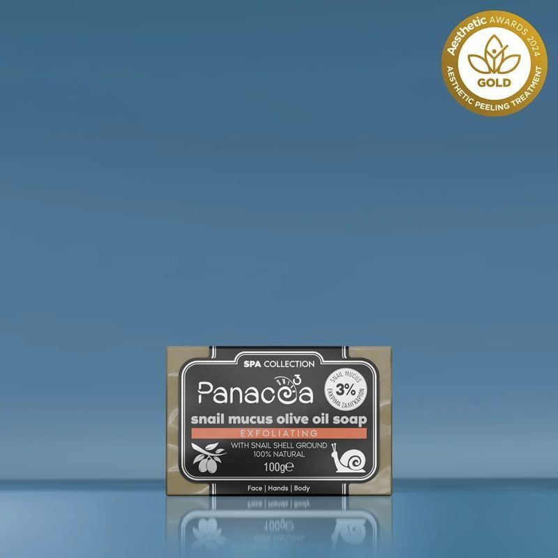 Snail soap exfoliating olive oil PANACEA3 Snail Harmony